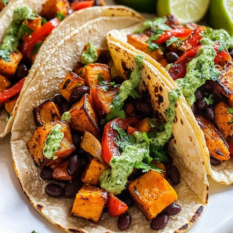 Black Bean Sweet Potato Tacos Recipe