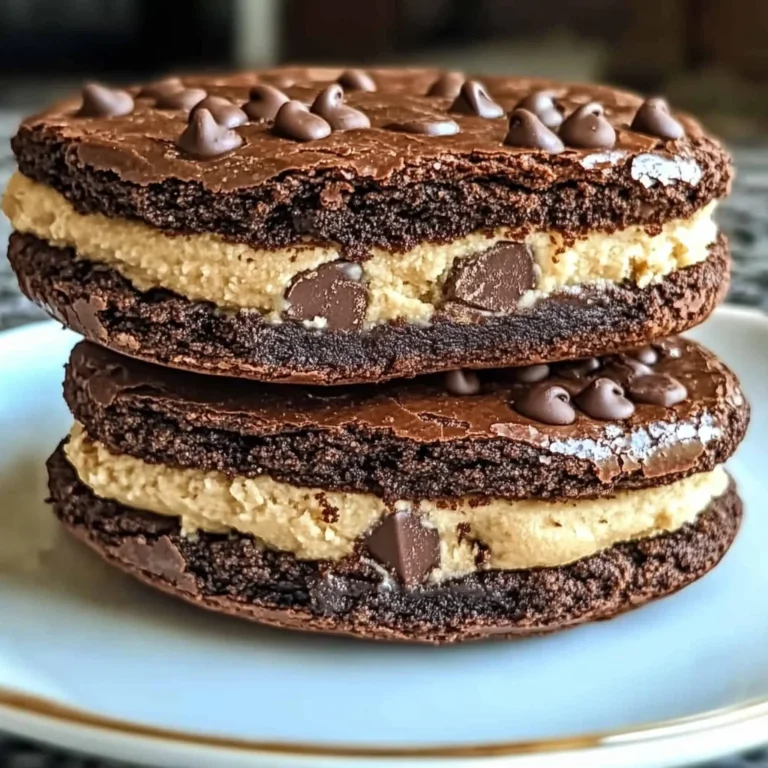 Brownie Cookie Dough Sandwich Cookies: An Amazing Ultimate 7-Layer Dessert Delight