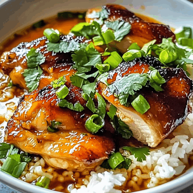 Caramelised Soy Chicken in Garlic Ginger Broth with Rice: An Incredible Comfort Meal