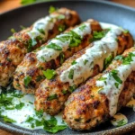 Chicken Kofta with Garlic Yogurt Sauce Recipe: A Must-Try!