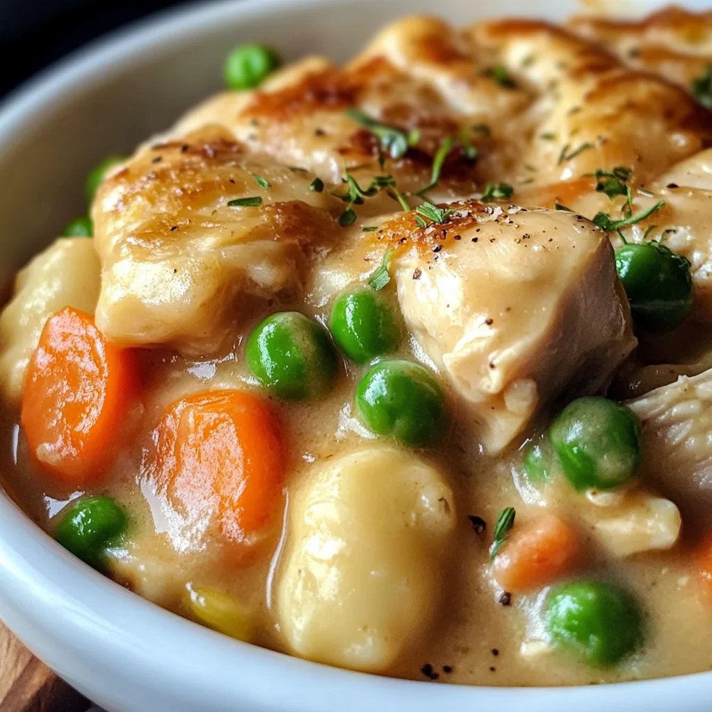 Creamy Chicken and Gnocchi Pot Pie Recipe