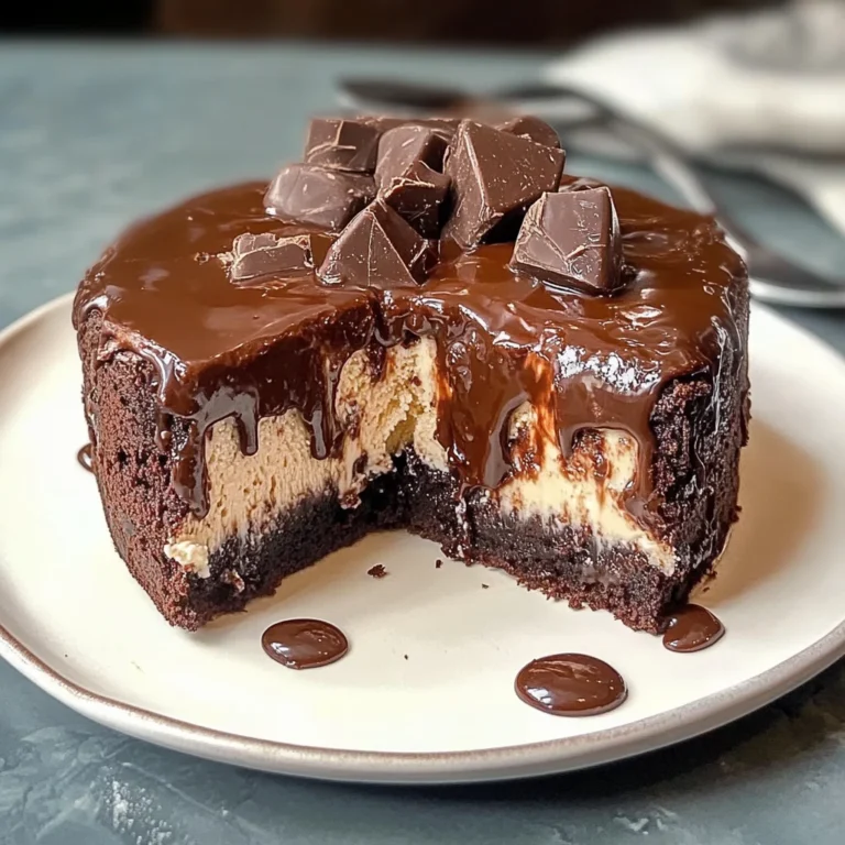 Delicious Brownie Ice Cream Cake
