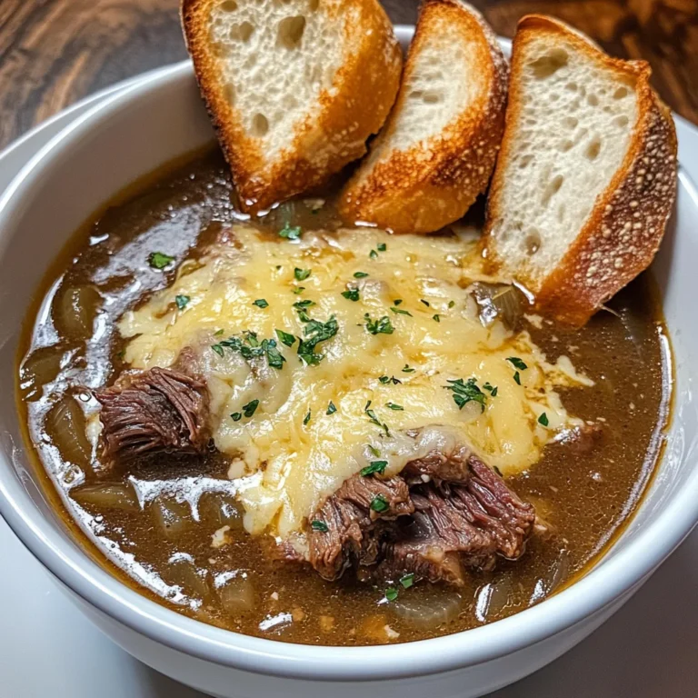 French Onion Beef Short Rib Soup