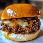 French Onion Beef Sloppy Joes