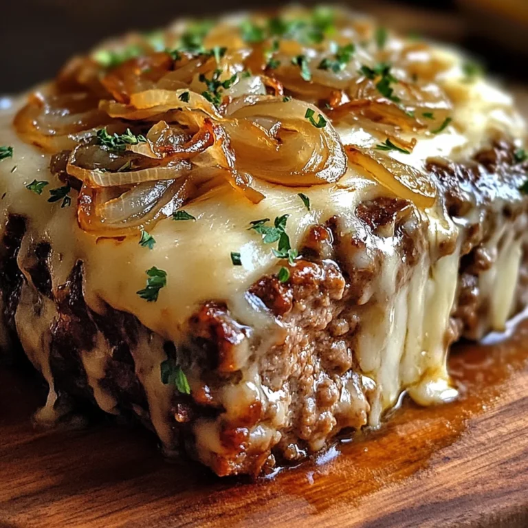 French Onion Meatloaf