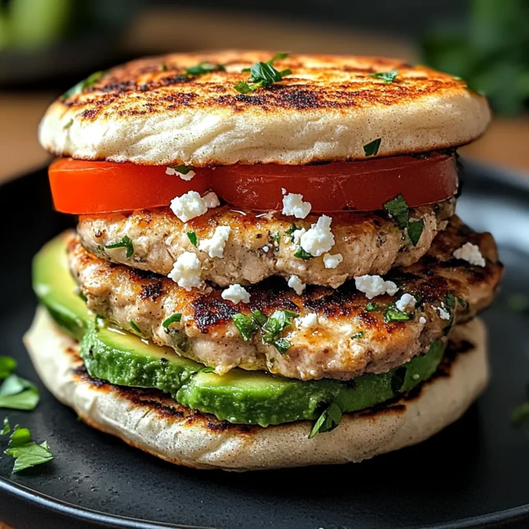 Greek Chicken Burgers