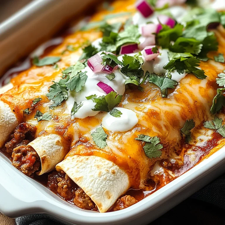 Ground Beef Enchiladas