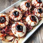 Halloween Antipasto Eyeballs Appetizer