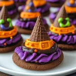 Halloween Witch Hat Cookies