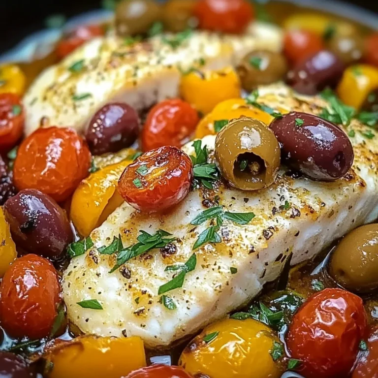 Mediterranean Baked Fish