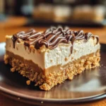 No Bake Peanut Butter Cheesecake Bars