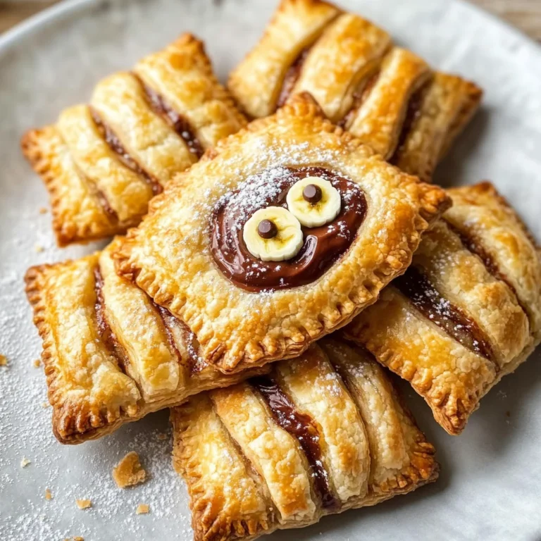 Nutella Mummy Hand Pies