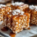 Salted Caramel Rice Krispie Treats: A Sweet & Salty Indulgence