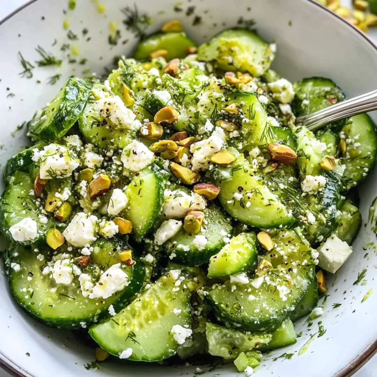 Smashed Cucumber Salad - With Feta and Dill