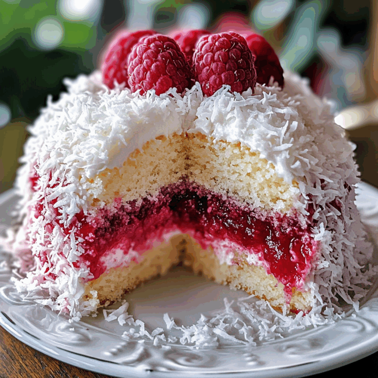 Snowball Cake Recipe – 7 Irresistible Reasons to Try This Raspberry Coconut Dessert