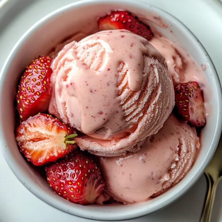 Strawberry Coconut Ice Cream