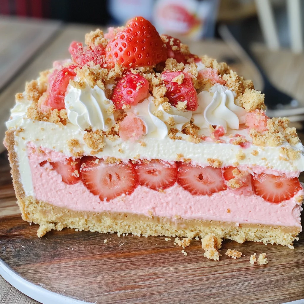 Strawberry Crunch Cheesecake