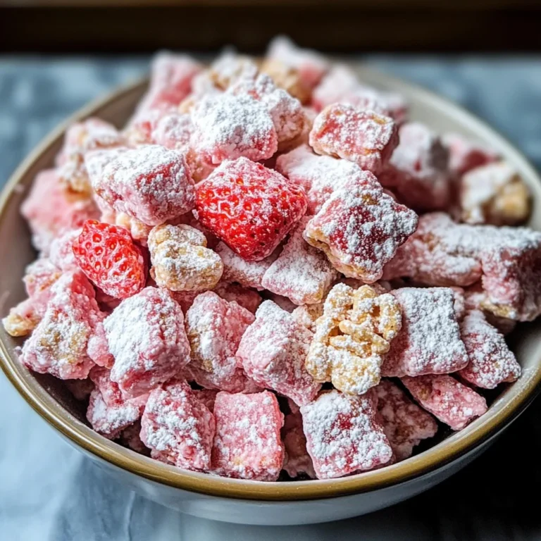 Strawberry Shortcake Puppy Chow