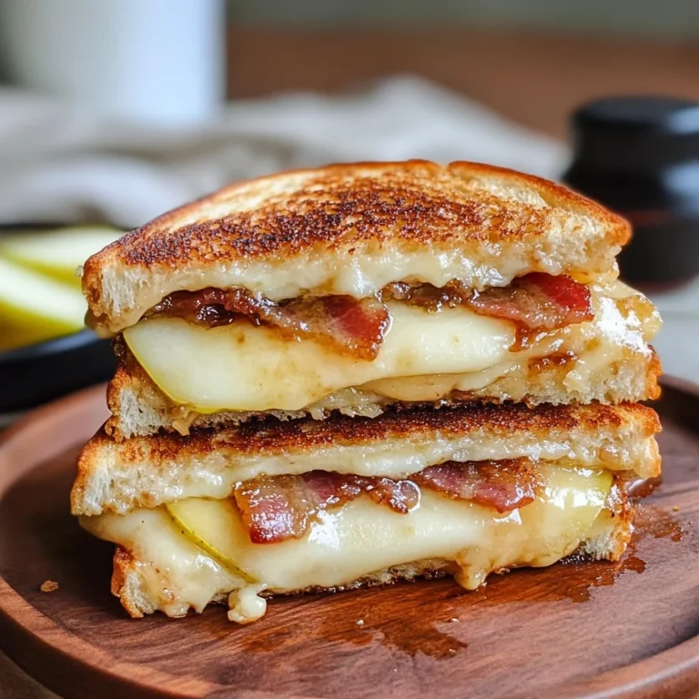 Bacon, Pear and Fig Grilled Cheese