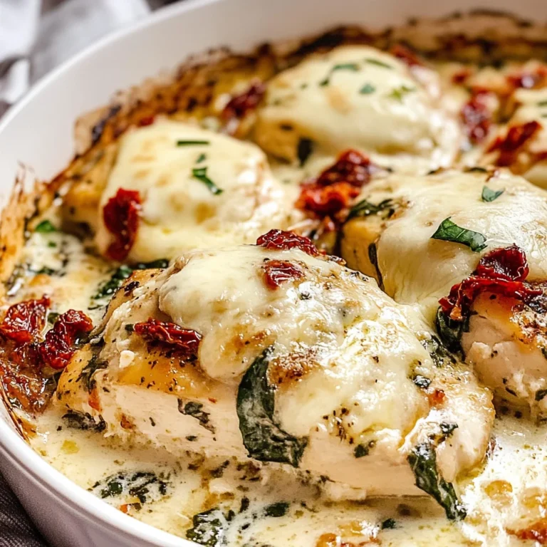 Baked Tuscan Chicken Casserole
