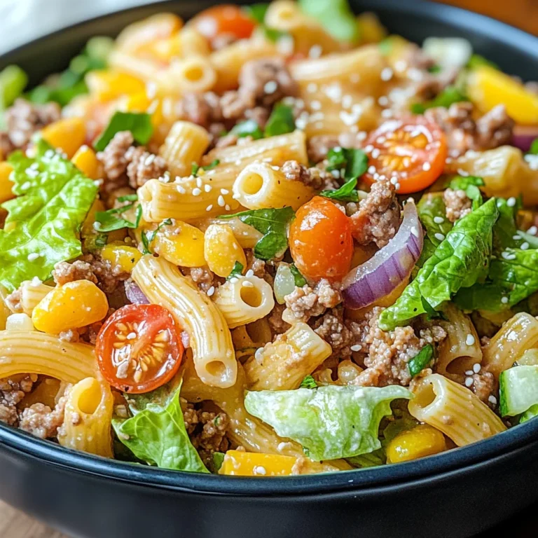 Big Mac Pasta Salad