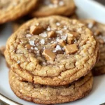 Brown Butter Coffee Toffee Cookies