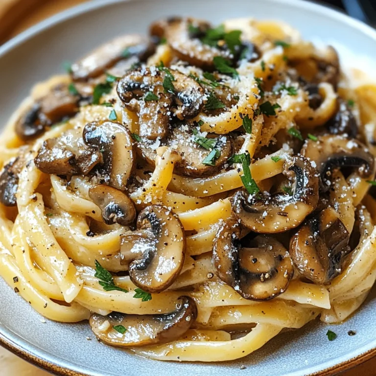 Brown Butter Mushroom Pasta