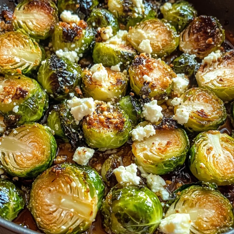 Brussels Sprouts with Feta