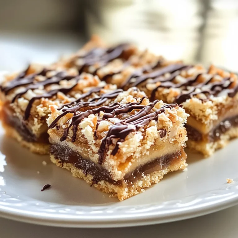 Caramel Coconut Bars