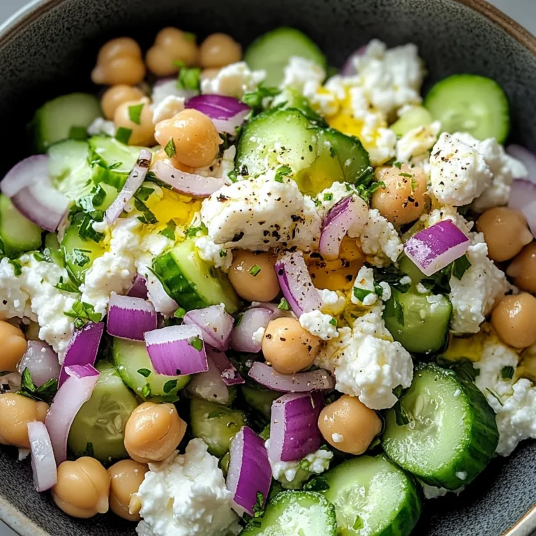 Cottage Cheese and Chickpea Salad: A Refreshing and Protein-Packed Delight