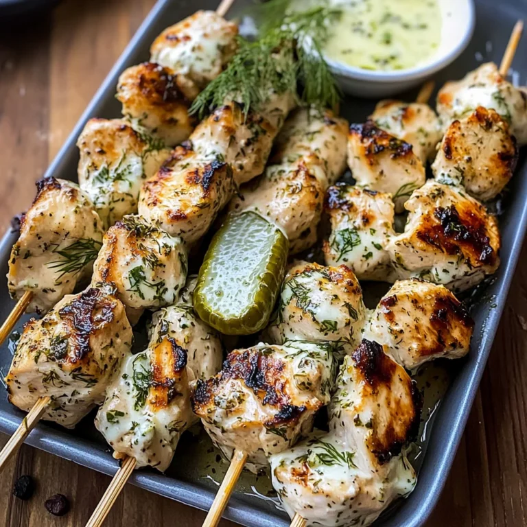 Dill Pickle Ranch Skewers