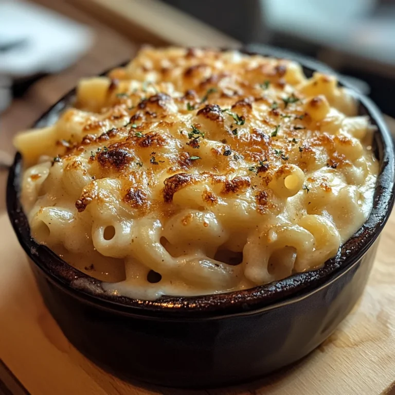 French onion soup mac & cheese