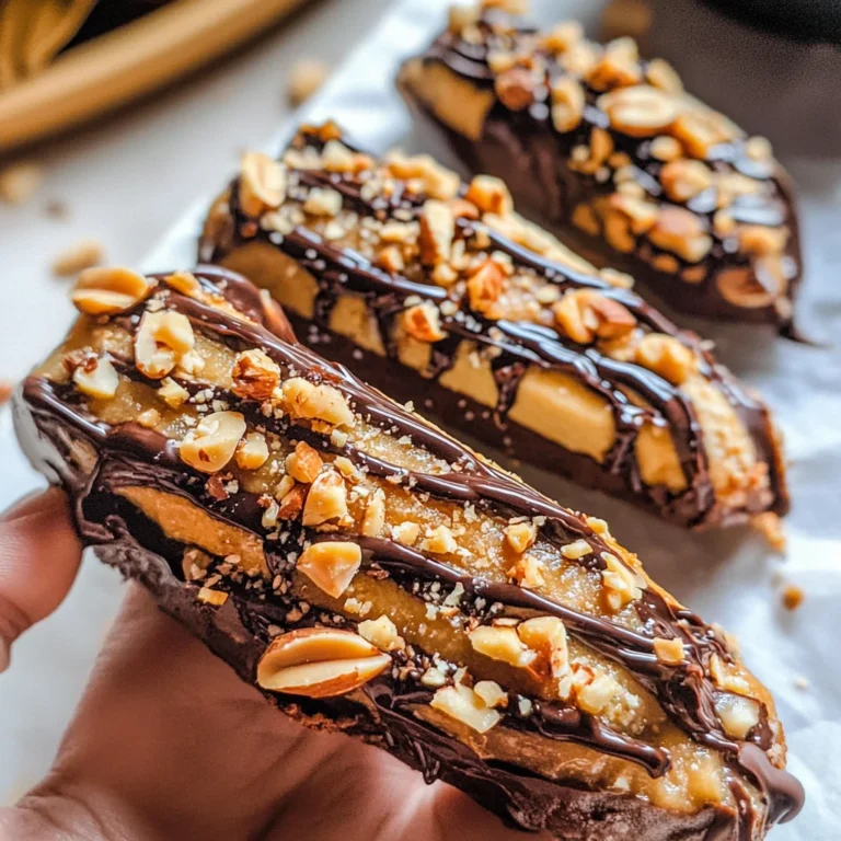 Frozen Banana Snickers