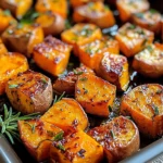 Garlic Butter Roasted Sweet Potatoes: A Delicious and Easy Recipe