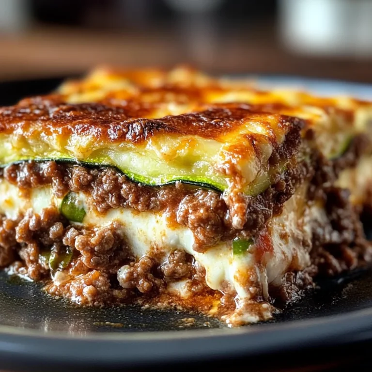 Ground Beef Zucchini Casserole