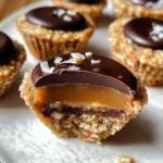 Healthy Twix Cookie Cups (Vegan, Paleo)