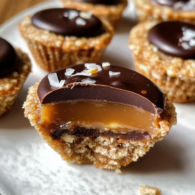 Healthy Twix Cookie Cups (Vegan, Paleo)