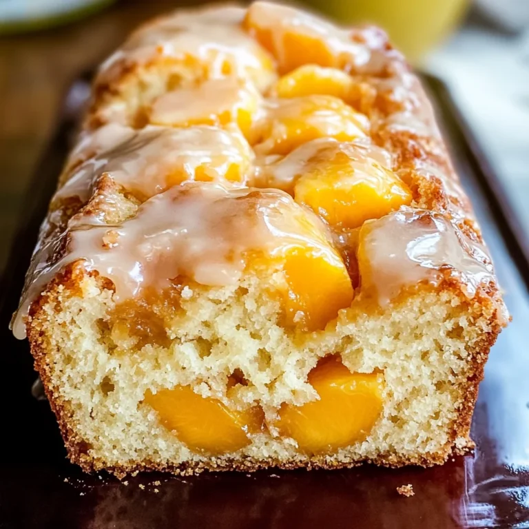 Heavenly Peach Bread