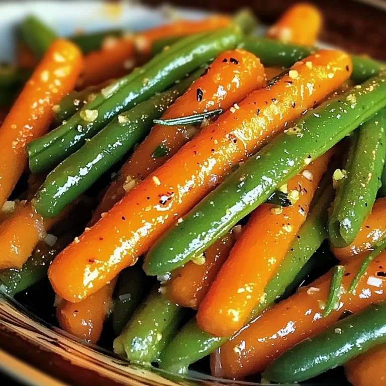 Honey Glazed Carrots & Green Beans