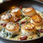 Irresistible Creamy Tuscan Scallops