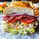 Italian Grinder Salad Sandwich