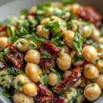 Marinated Sun-dried Tomato Bean Salad