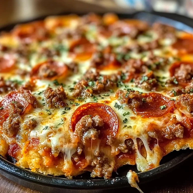 Meat Lovers Pizza Casserole