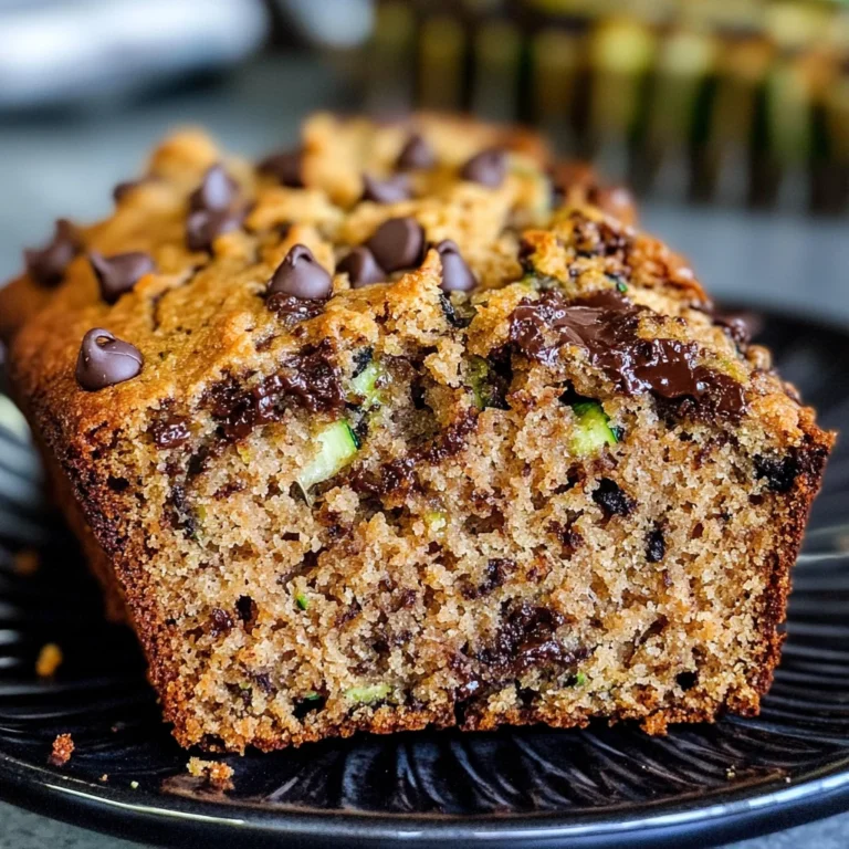 Peanut Butter Chocolate Chip Zucchini Bread