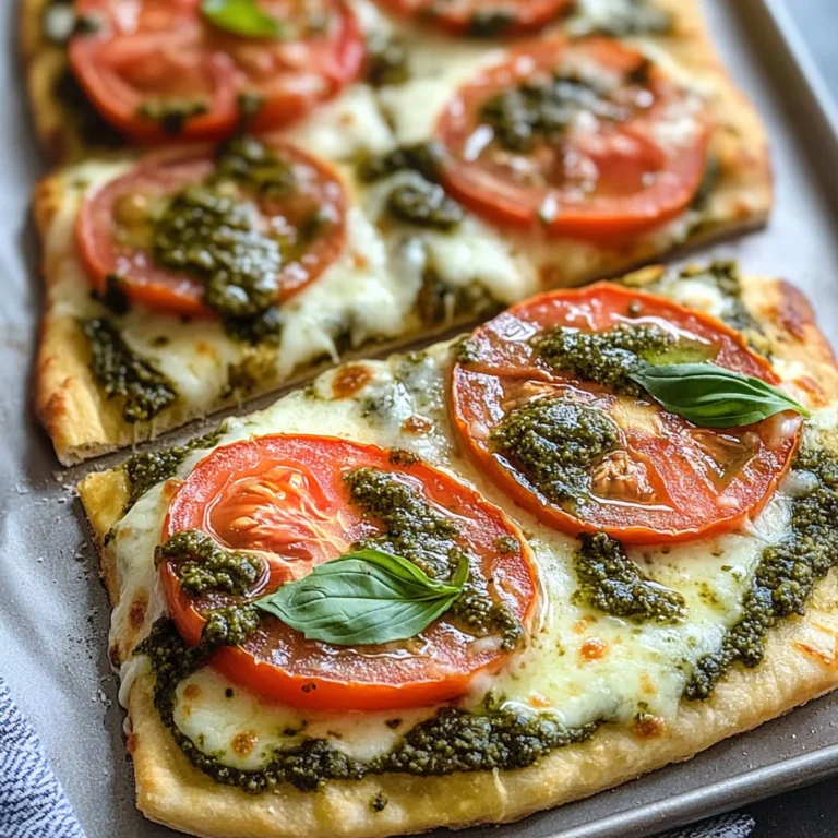 Pesto Flatbread Pizza