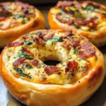 Quiche Stuffed Bagels