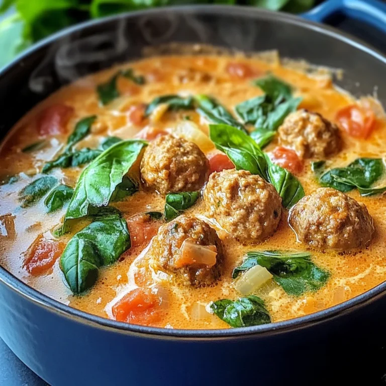 Savor the Comfort: Creamy Italian Meatball Soup to Warm Your Soul