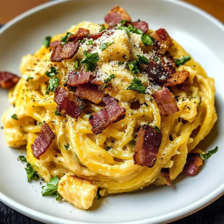 Spaghetti Squash Carbonara
