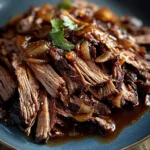 Sweet & Savory Caramelized Pulled Beef Brisket