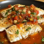 Tilapia in Roasted Pepper Sauce